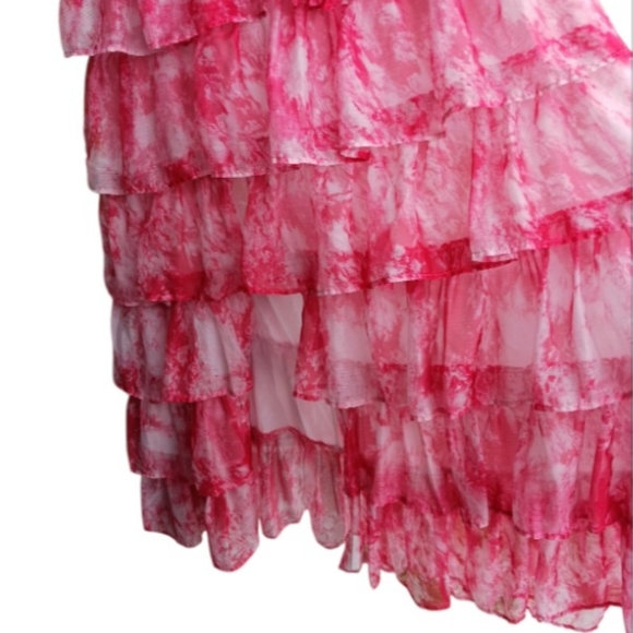 L'ATISTE Pink Ruffled Dress SZ 3X - Picture 6 of 11
